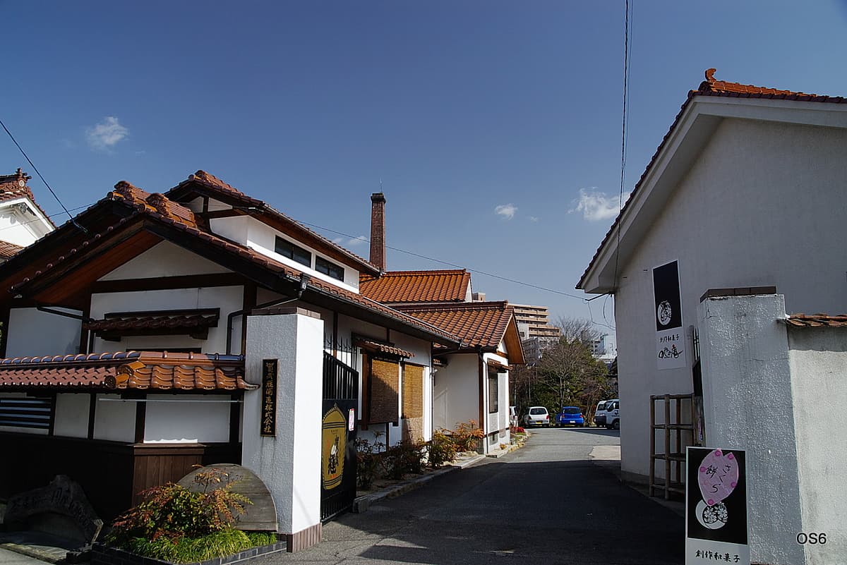 The Kamotsuki sake brewery in the Saijo sake-brewing district of Higashihiroshima