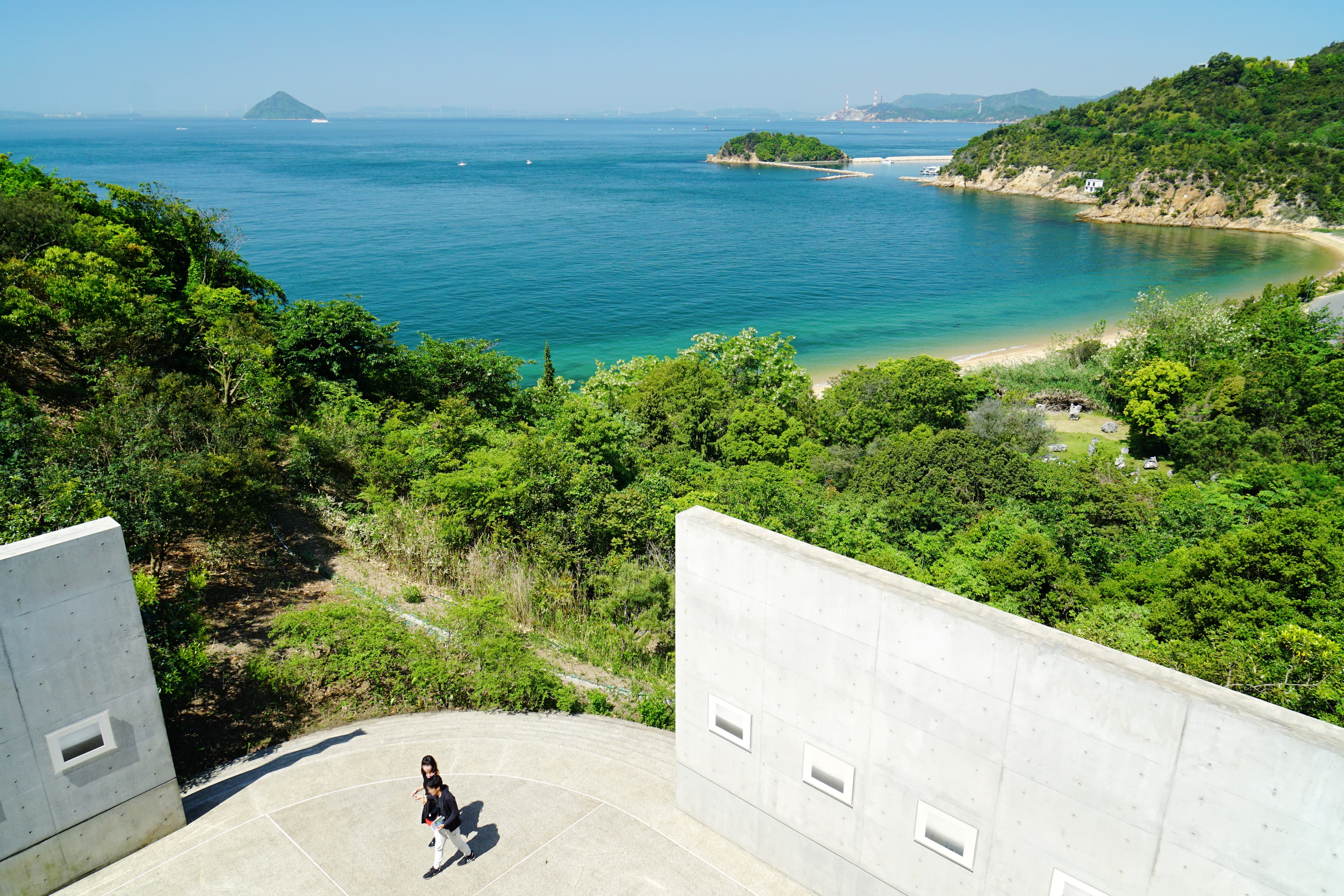 The Benesse House Museum on Naoshima Island, Kagawa Prefecture